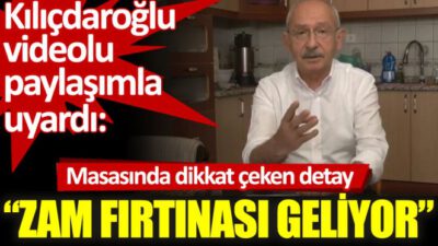 Zam fırtınası geliyor