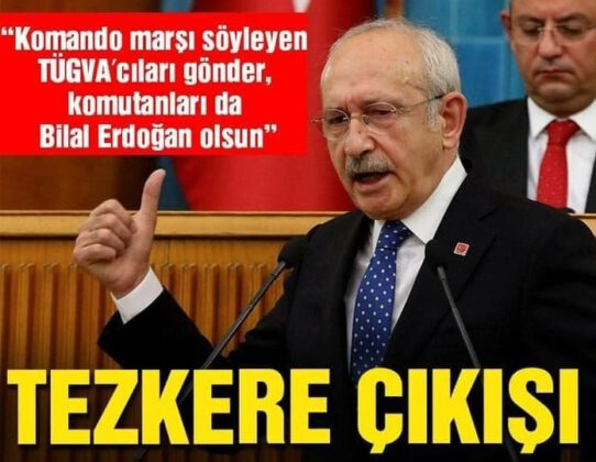TBMM’DE DAYATILAN TESKERE OYLAMASINDA TEK ADAM DİKTASINA VE SAVAŞLARA ONAY VERDİLER.