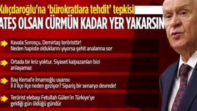 Bahçeli’den sert tepki: Osman Kavala sorosçudur, Selahattin Demirtaş teröristtir