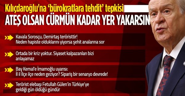 Bahçeli’den sert tepki: Osman Kavala sorosçudur, Selahattin Demirtaş teröristtir