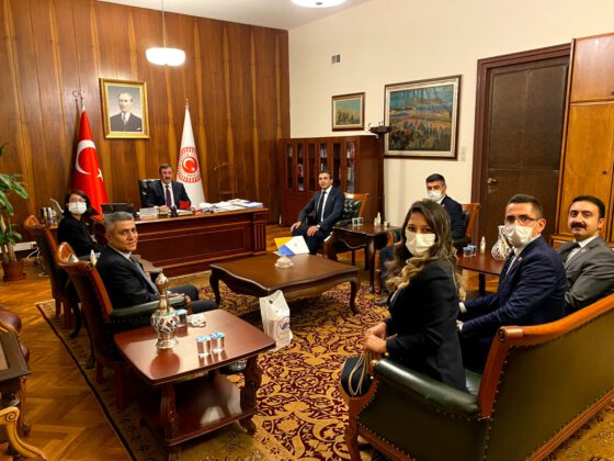VMD, TBMM’de ziyaretlerde bulundu