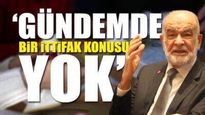 Gündemde bir ittifak konusu yok