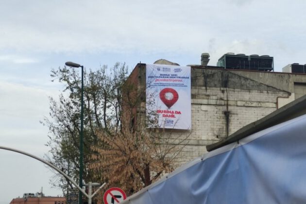 Büyükşehir’den iddialara pankartlı yanıt!