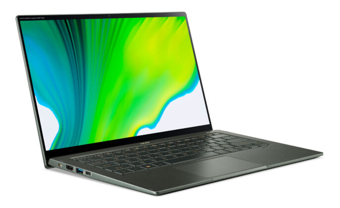 İnce, hafif, yüksek performanslı Acer Swift 5 ile ofisinizi istediğiniz yere taşıyın