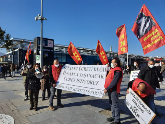 HKP BURSA İL BAŞKANI HALİL AĞIRGÖL: “İNSANCA YAŞANACAK ÜCRET İSTİYORUZ”