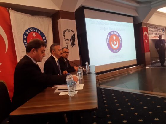 Sağlık çalışanların sesi, nefesi olduk!