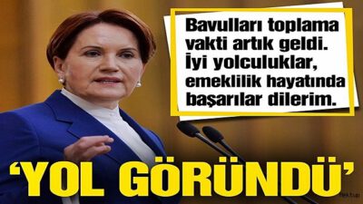 Akşener’den Erdoğan’a: Bavulları toplama vakti geldi