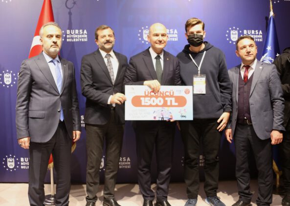GELECEĞİN GİRİŞİMCİLERİ ÖDÜLLERİNİ BAKAN SOYLU’DAN ALDI