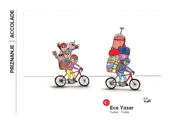 Nilüfer’in genç karikatüristlerine Hırvatistan’dan ödül