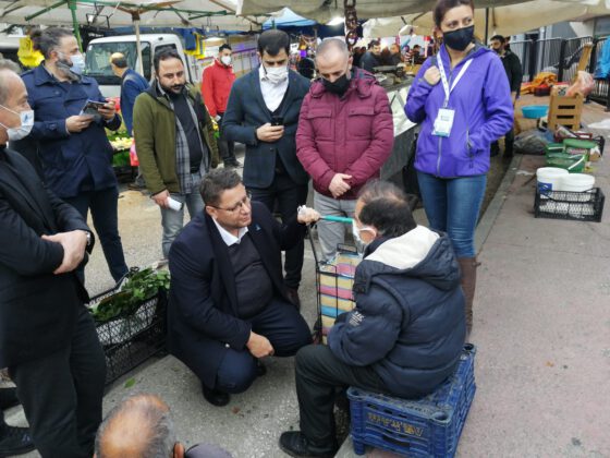 DEVA Partisi Bursa’da pazar esnafının sesi oldu!