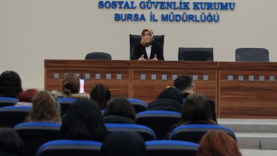 Yıldırım Mesleki ve Teknik Anadolu Lisesi öğrencileri Bursa Sosyal Güvenlik Kurumunu ziyaret etti.