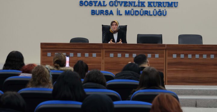 Yıldırım Mesleki ve Teknik Anadolu Lisesi öğrencileri Bursa Sosyal Güvenlik Kurumunu ziyaret etti.