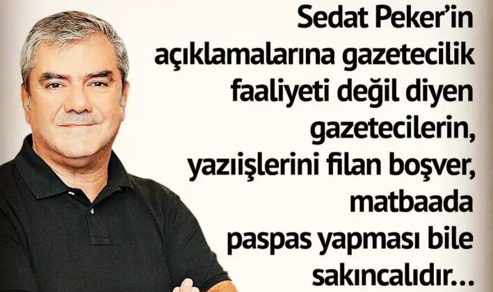 Özdil: ‘240 milyon tirajlı gazete’ nedeniyle AKP ilk defa sallanıyor