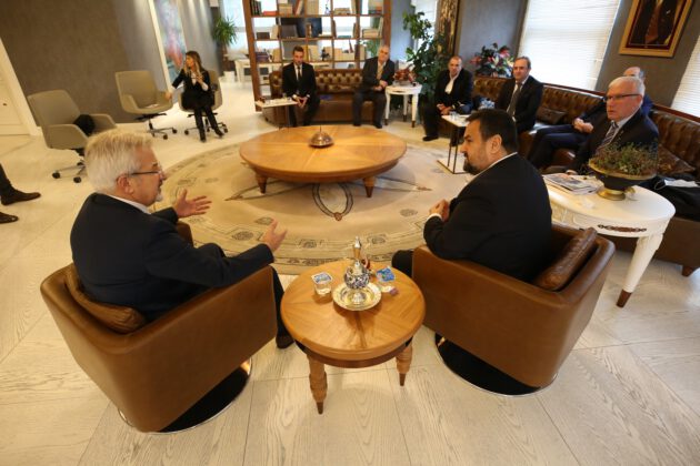 Balkantürk Eğitim Vakfı’ndan Başkan Erdem’e ziyaret