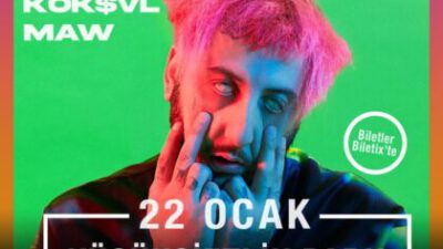 TRAPSTAR KHONTKAR, MUMBLE RAP’İN YILDIZI KÖK$VL ve GENÇ RAPÇİ MAW 22 OCAK’TA KÜÇÜKÇİFTLİK PARK’TA!