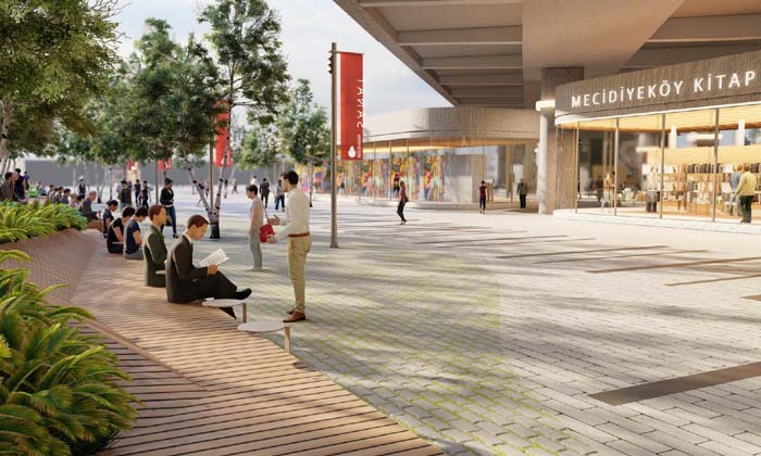 MECİDİYEKÖY MEYDANI’NIN YENİ KİMLİĞİNE REYNAERS İMZASI