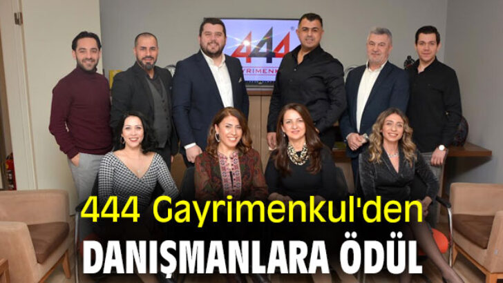 444 Gayrimenkul’den Başarılı Danışmanlara Ödül