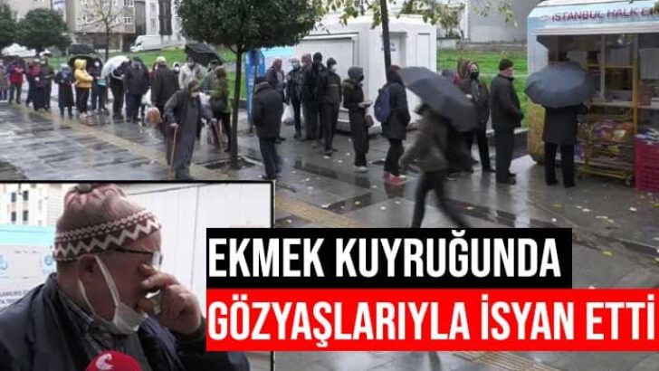 BİZLER ÇOK KUYRUKLAR GÖRDÜK AMA BENİM ÜLKEMDE EKMEK KUYRUĞU OLAMAZ.