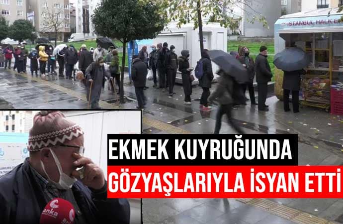 BİZLER ÇOK KUYRUKLAR GÖRDÜK AMA BENİM ÜLKEMDE EKMEK KUYRUĞU OLAMAZ.