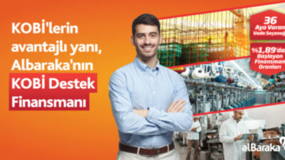 Albaraka Türk’ten KOBİ’lere Özel Destek Finansmanı Kampanyası!