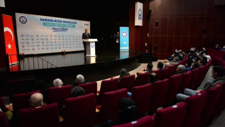 “2022’DE 33 BİN KİŞİYE TAPU DAĞITACAĞIZ”