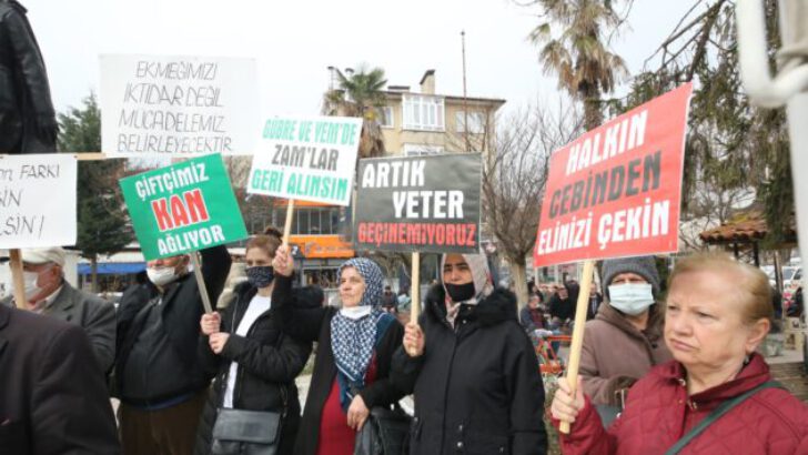YENİŞEHİR ZAMLARA KARŞI TEK YÜREK OLDU!
