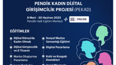 İSTANBUL GEDİK ÜNİVERSİTESİ PENDİK KADIN DİJİTAL GİRİŞİMCİLİK PROJESİ (PEKAD)’I HAYATA GEÇİRİYOR