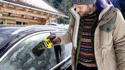 Kärcher “EDI 4 Buz kazıyıcı” ile arabanızın camları güvende