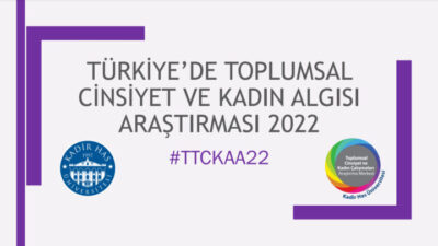 Türkiye’de Toplumsal Cinsiyet ve Kadın Algısı Araştırması’nın 2022 Sonuçları Açıklandı