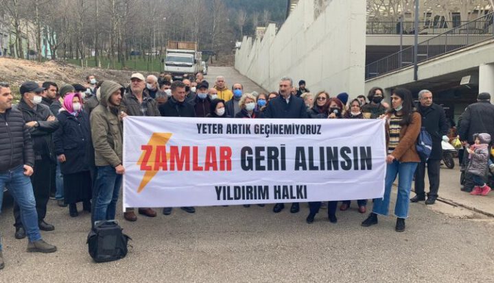 Teleferik Pazar alanında eylem!