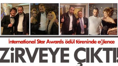 İnternational Star Awards ödül töreninde eğlence zirveye çıktı!