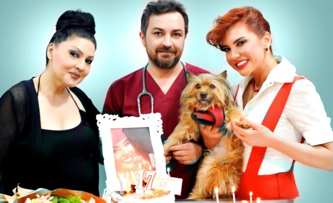 VETERİNERDE SEVİNÇ GÖZ YAŞLARI İÇİNDE DOĞUM  GÜNÜ KUTLAMASI