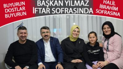 BAŞKAN OKTAY YILMAZ VATANDAŞLARLA HALİL İBRAHİM SOFRASINDA BULUŞUYOR