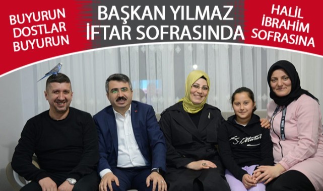 BAŞKAN OKTAY YILMAZ VATANDAŞLARLA HALİL İBRAHİM SOFRASINDA BULUŞUYOR