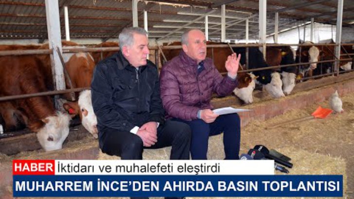 İnce’den ahırda toplantı