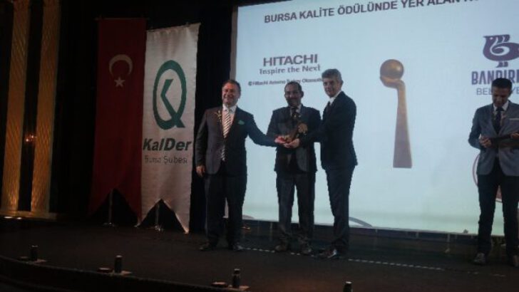 BURSA MÜKEMMELLİK ÖDÜLÜ YILDIRIM MESLEKİ VE TEKNİK ANADOLU LİSESİ’NE GELDİ