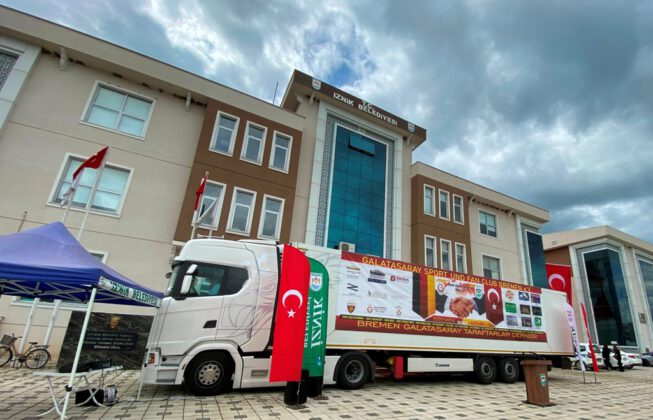 BREMEN’DEN UZANAN DOST ELİ İZNİK’E ULAŞTI