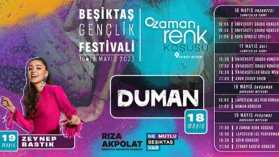 Zeynep Bastık, Duman ve bir sürü etkinlik | BEŞİKTAŞ GENÇLİK FESTİVALİ başlıyor | 16-19 Mayıs