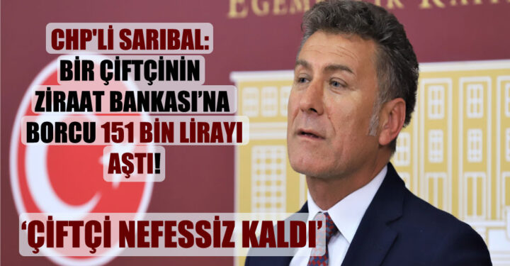 Çiftçinin banka borcu 185 milyar liraya çıktı