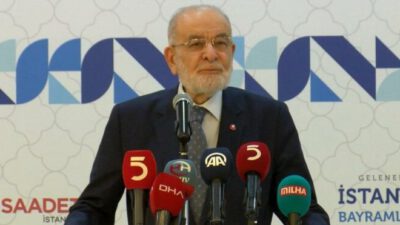 Karamollaoğlu İstanbul’da partililerle bayramlaştı