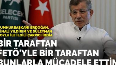 “Erdoğan, Yıldırım, Soylu ve Albayrak” Bir taraftan FETÖ’yle bir taraftan bunlarla mücadele ettim