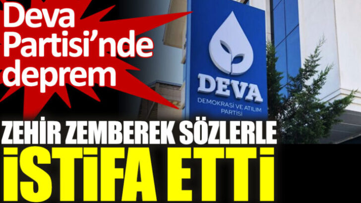 DEVA’da İstifaların Arkası Kesilmiyor!