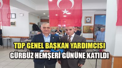 TDP Genel Başkan Yardımcısı Haluk Şaban Gürbüz’den Hemşehri Derneğine Ziyaret!