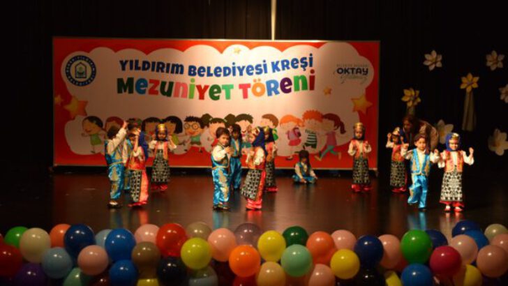 YILDIRIMLI MİNİKLERİN MEZUNİYET HEYECANI