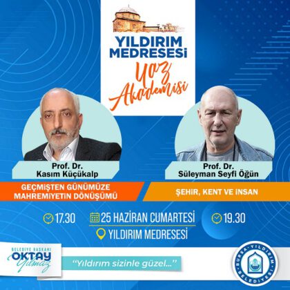YILDIRIM YAZ AKADEMİSİ BAŞLIYOR