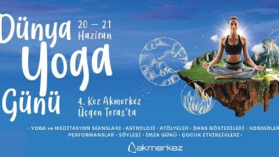 2022 Dünya Yoga Günü kutlamaları 20-21 Haziran’da Akmerkez Üçgen Teras’ta!