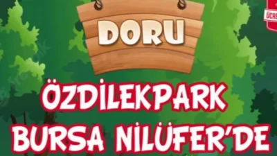 Tatil Başlıyor, Haydi Minikler Eğlenceli Etkinlikler için ÖzdilekPark Bursa Nilüfer’e!