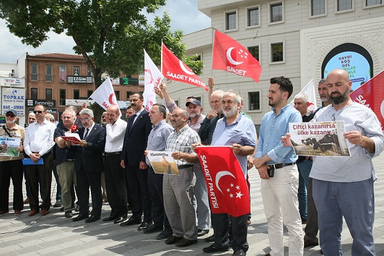 SAADET PARTİSİNDEN TESPİT: NUTUKLARI HALKA İCRAATLARI RANTÇILARA
