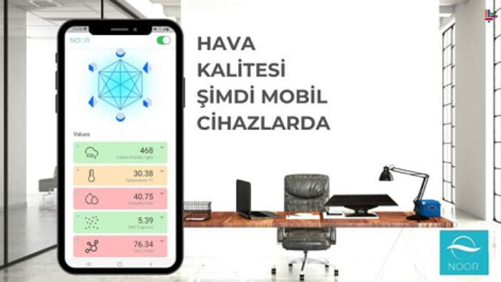 NOOR TECHNOLOGIES İÇ HAVA KALİTESİNİ ÖLÇEN MOBİL UYGULAMA GELİŞTİRDİ