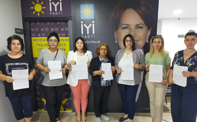 İYİ PARTİLİ KADINLARDAN “SÜRTÜK” İÇİN SUÇ DUYURUSU